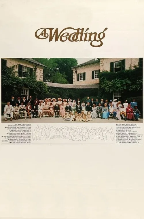 A Wedding (1978) poster