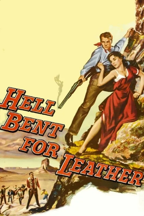 Hell Bent for Leather (1960) poster